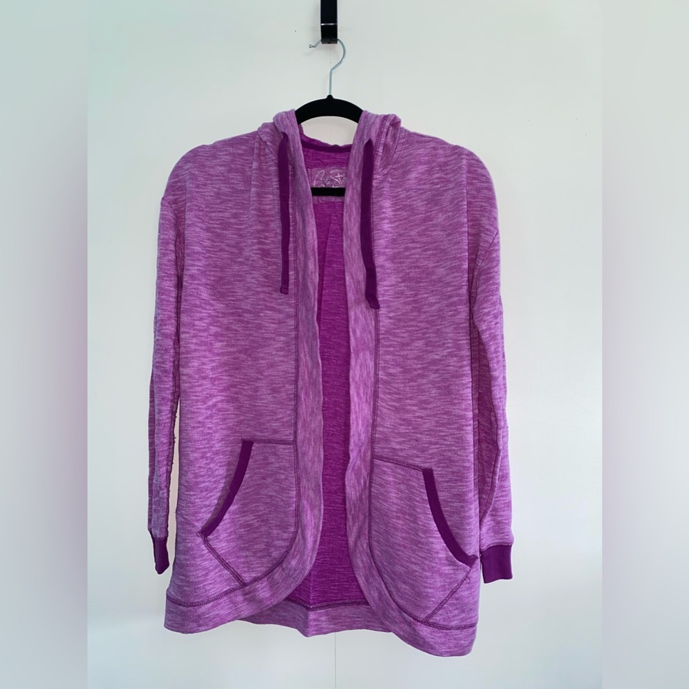 City Streets Purple Cardigan